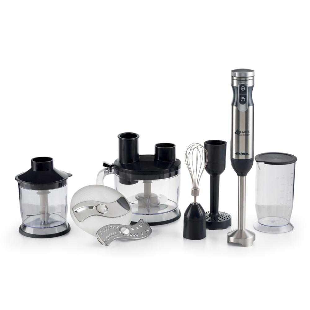 Ariete 00C089811AR0 blender 2 L Uranjajuća mješalica 1000 W Crno, Nehrđajući čelik
