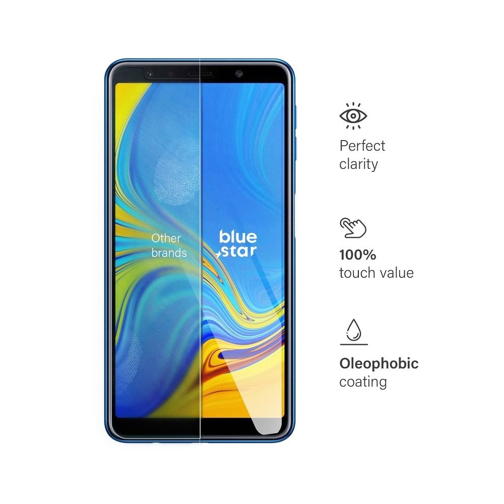 Kaljeno steklo Blue Star za Samsung Galaxy A7 2018