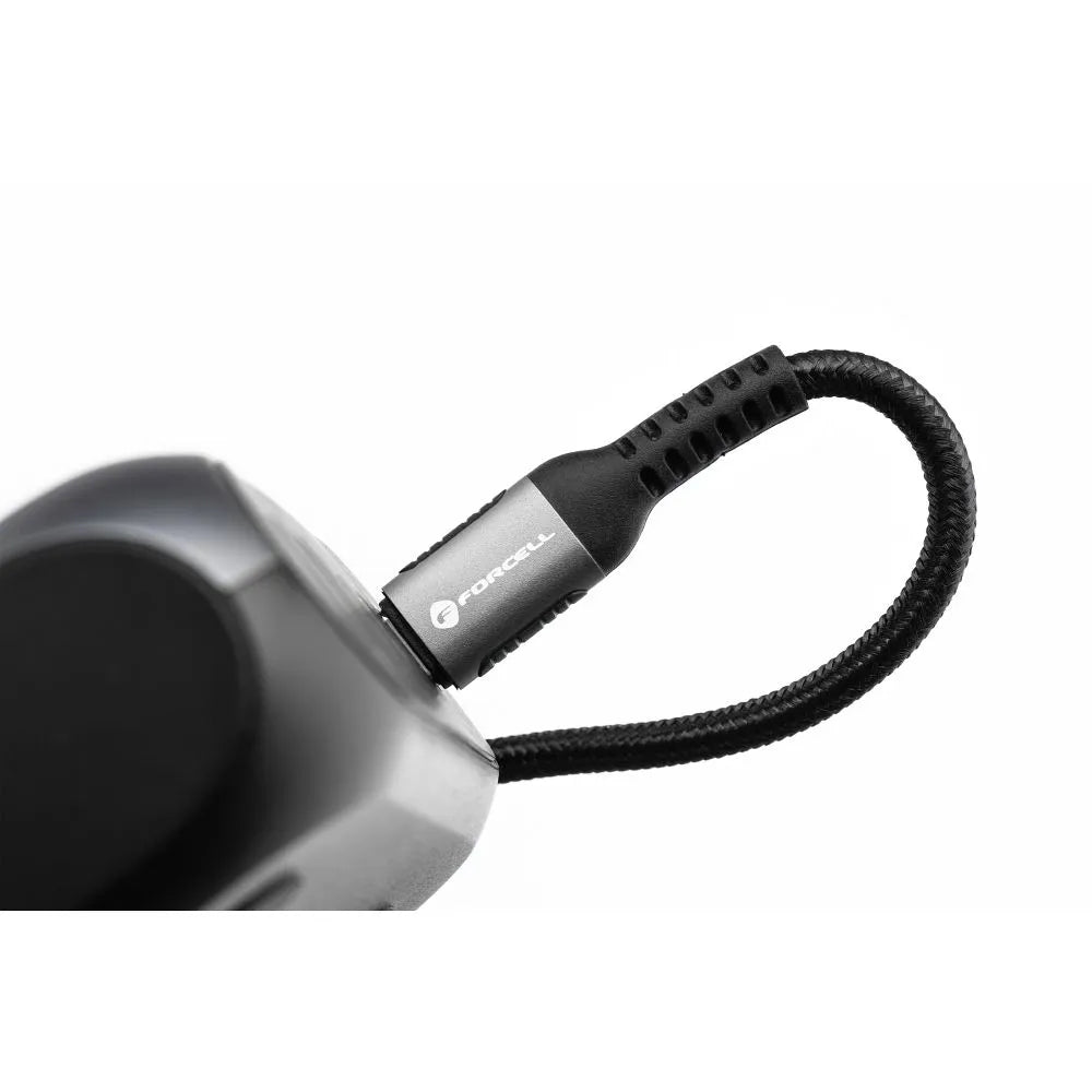 FORCELL F-ENERGY C263 kabel tip C na tip C QC4.0 PD 5A 240W Cafule 3m črna