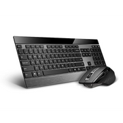 Rapoo 9900M tipkovnica Miš priložen RF bežični + Bluetooth Crno