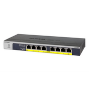 NETGEAR GS108PP Neupravljano Gigabit Ethernet (10/100/1000) Podrška za napajanje putem Etherneta (PoE) Crno