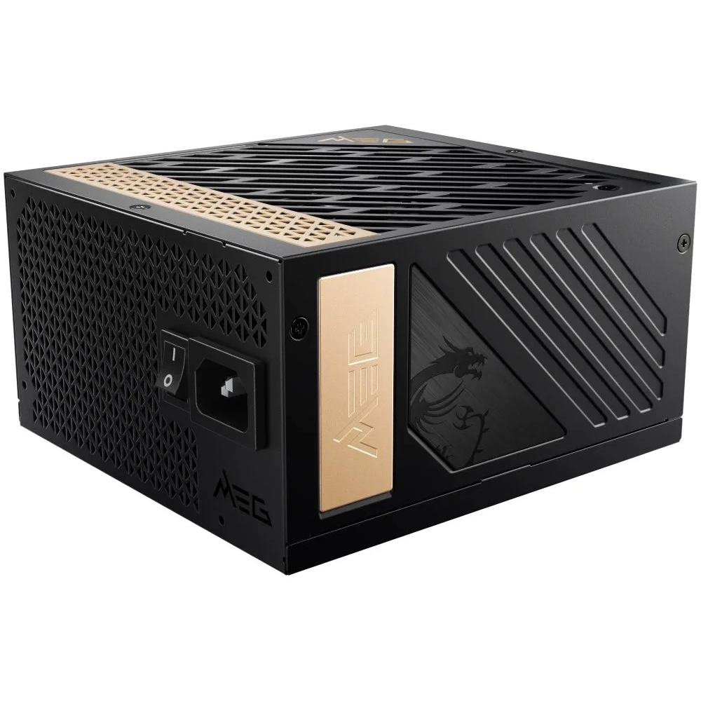 MSI MEG AI1300P PCIE5 jedinica za napajanje 1300 W 24-pin ATX ATX Crno