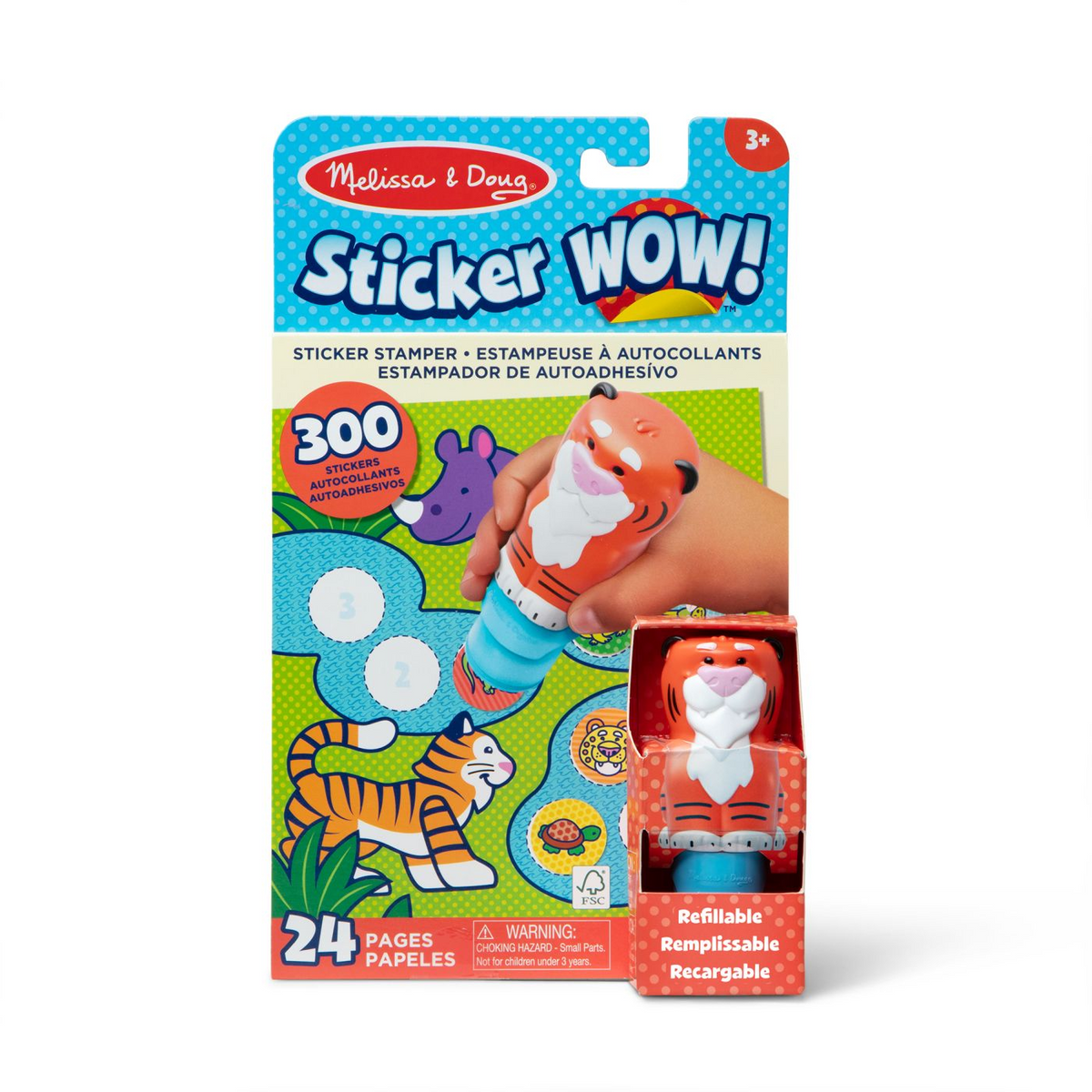 Melissa & Doug MAC STW StckrWowActvtyPadSetTiger GML dječje naljepnice