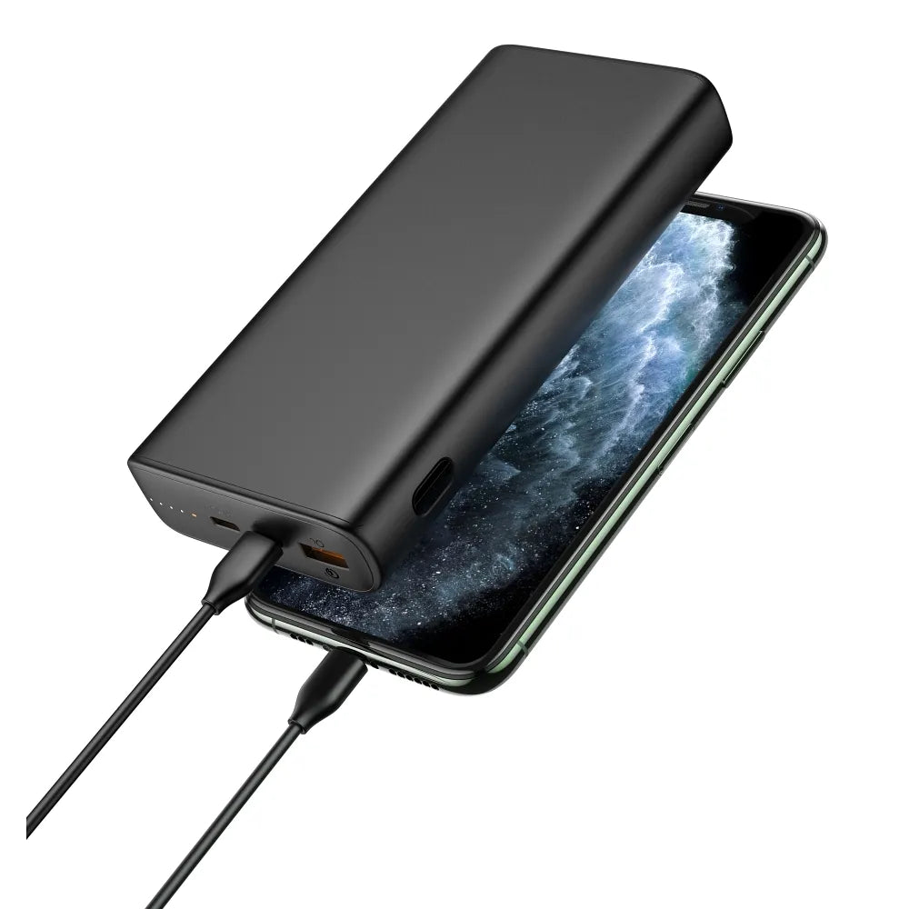 VEGER powerbank 20.000 mAh PD QC3.0 5A 100W T100 (W2032C-100) črna
