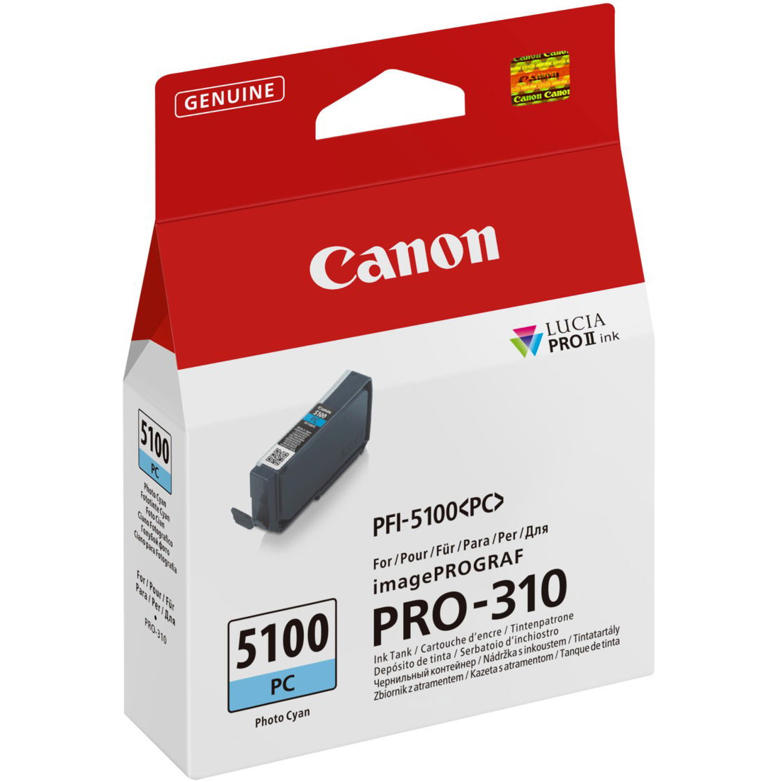 Canon PFI-5100 PC spremnik s tintom 1 kom Original Foto modra