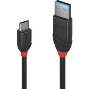 Lindy 36916 USB kabel 1 m USB 3.2 Gen 1 (3.1 Gen 1) USB A USB C Crno
