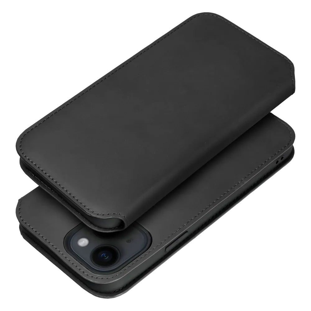 Dual Pocket preklopna torbica za XIAOMI Redmi 9A / 9AT črna