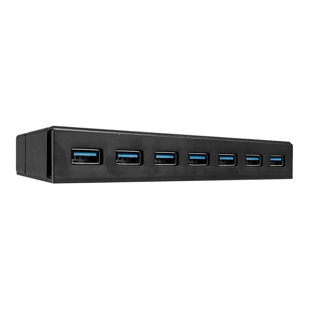 Lindy 43228 sučelje čvorišta USB 3.2 Gen 1 (3.1 Gen 1) Type-A 5000 Mbit/s Crno