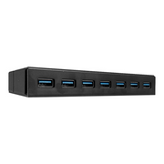 Lindy 43228 sučelje čvorišta USB 3.2 Gen 1 (3.1 Gen 1) Type-A 5000 Mbit/s Crno