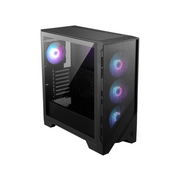 MSI MAG FORGE 321R AIRFLOW računalno kućište Midi Tower Crno, Prozirno