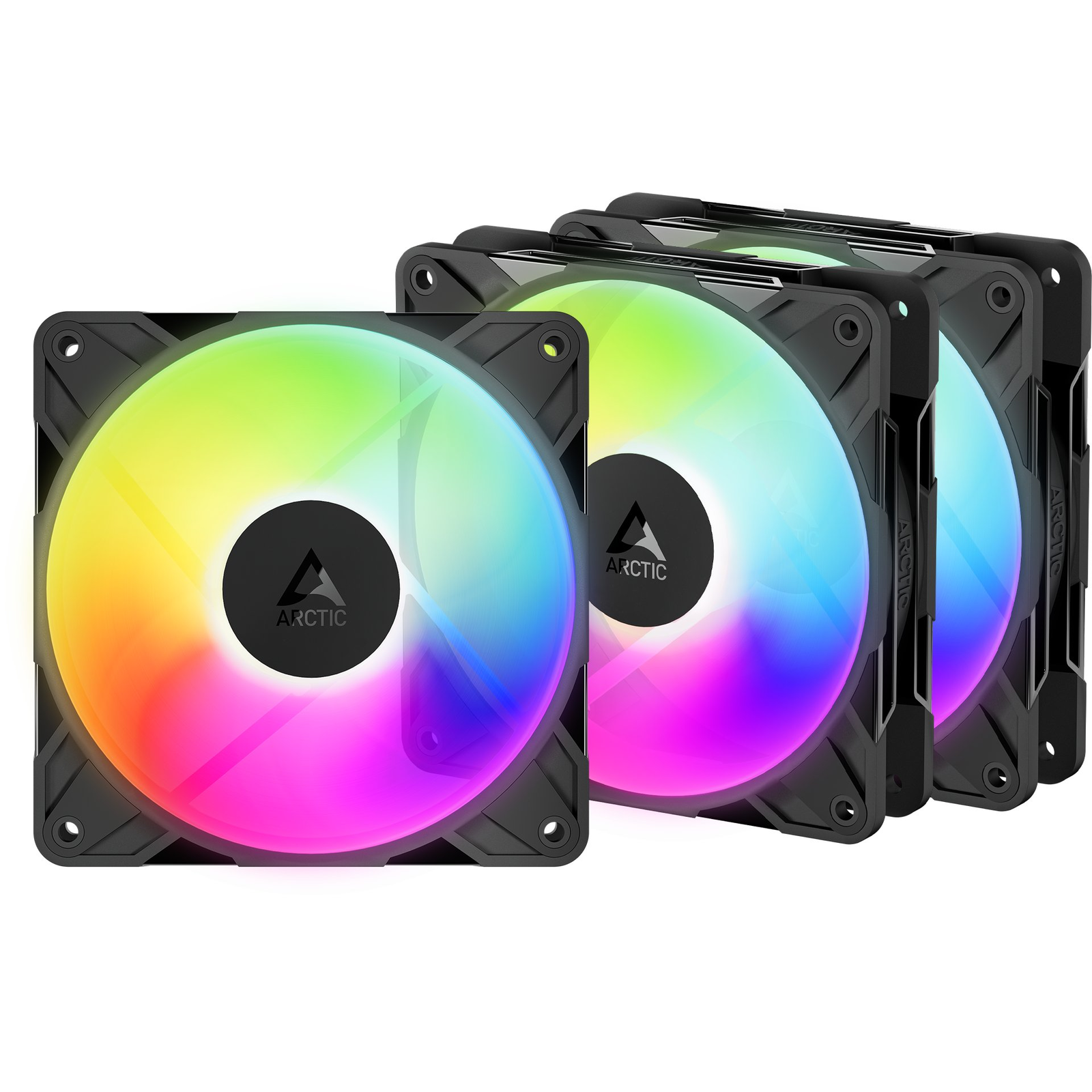 ARCTIC Freezer P12 Pro Reverse A-RGB - 3 Pack Kućište računala Ventilator 12 cm Crno 3 kom