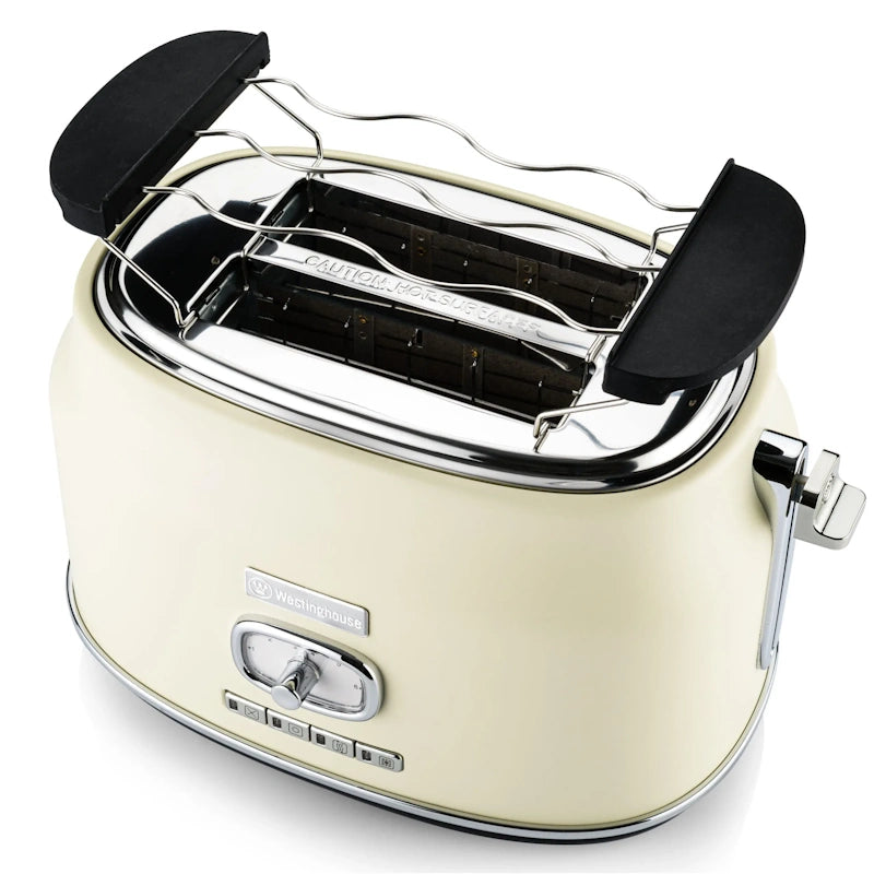 Westinghouse Retro White opekač kruha z 2 rezinami