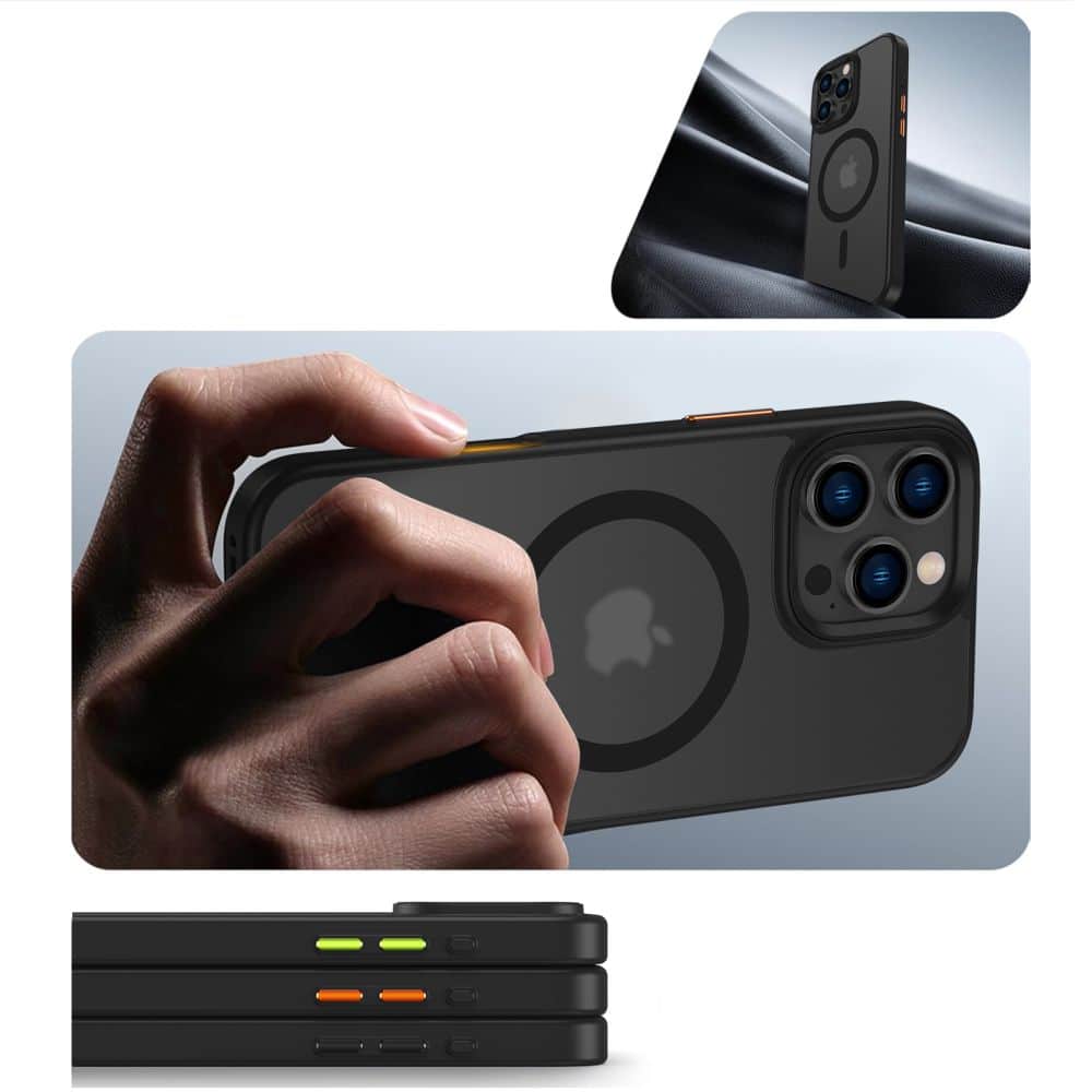 TECH-PROTECT MAGMAT XT 3-SET MAGSAFE MASKA ZA iPhone 16 - mat crna