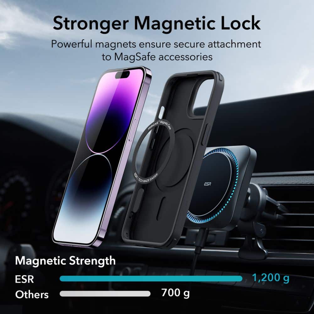 ESR CH HALOLOCK MAGSAFE ETUI ZA IPHONE 14 PRO MAX ČRNO