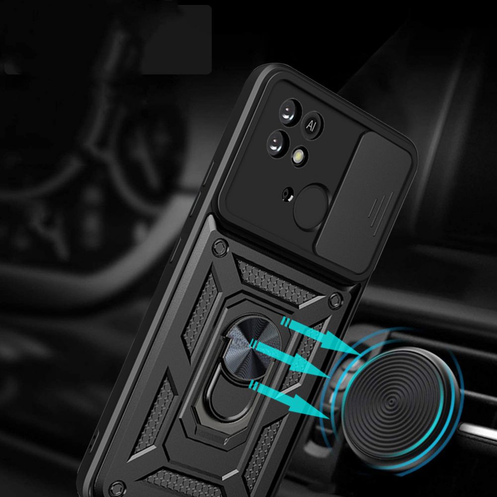TECH-PROTECT CAMSHIELD PRO ZAŠČITNA MASKA ZA XIAOMI REDMI 10C ČRNA