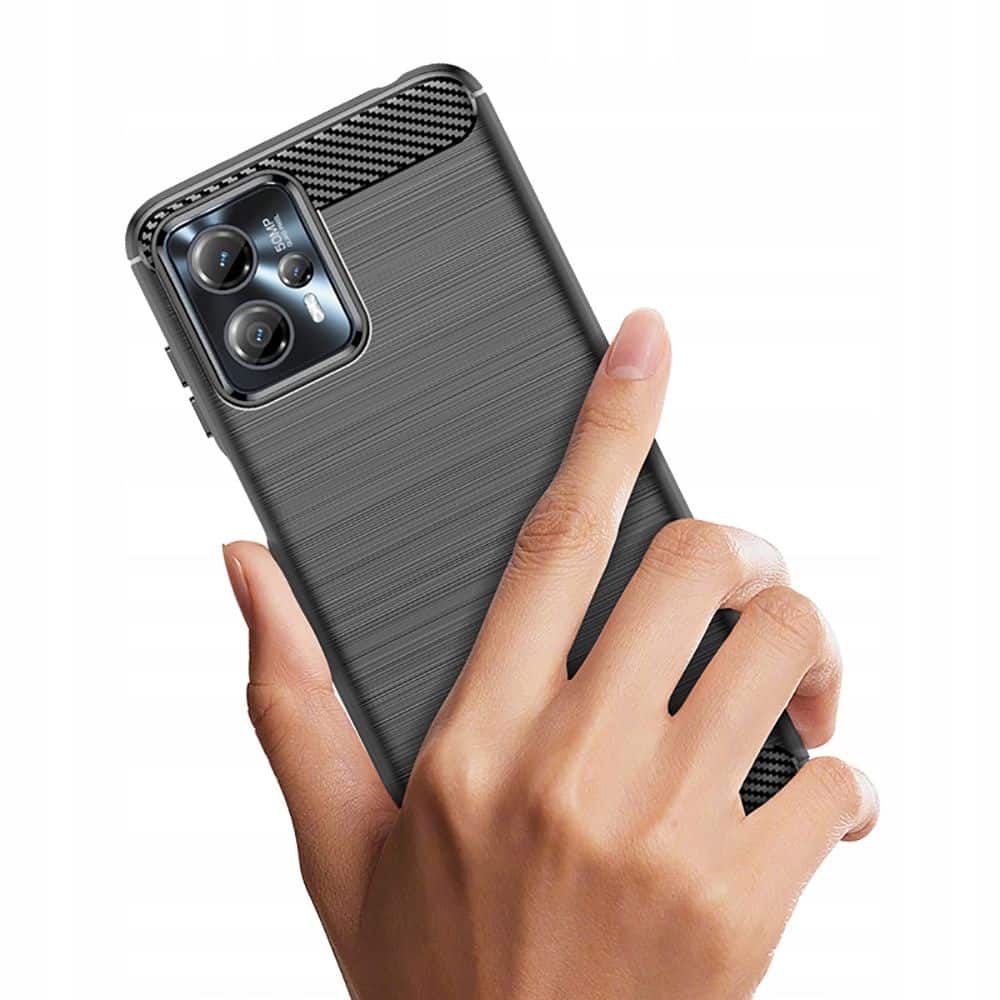 TECH-PROTECT TPUCARBON OVITEK ZA MOTOROLO MOTO G13 / G23 črna