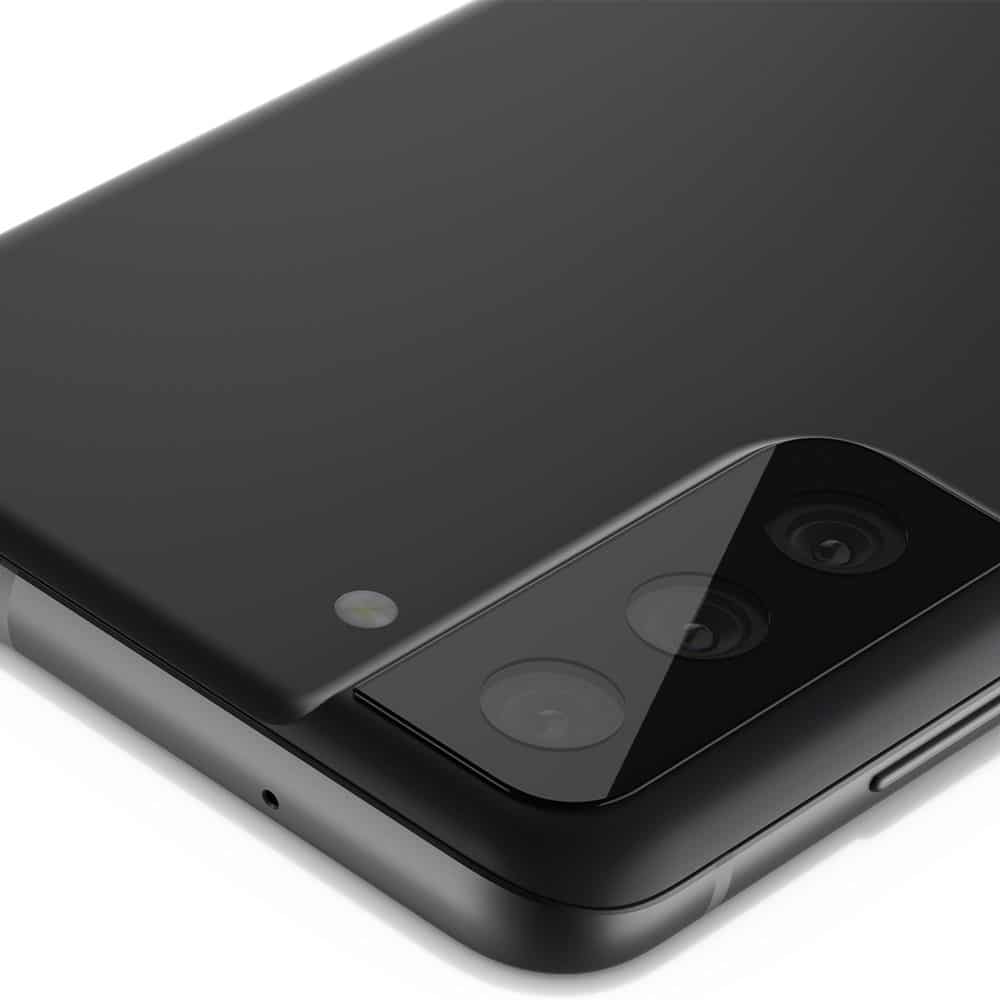 SPIGEN OPTIK.TR ZAŠČITA ZA KAMERO 2 KOS SET ZA SAMSUNG GALAXY S21 FE ČRN