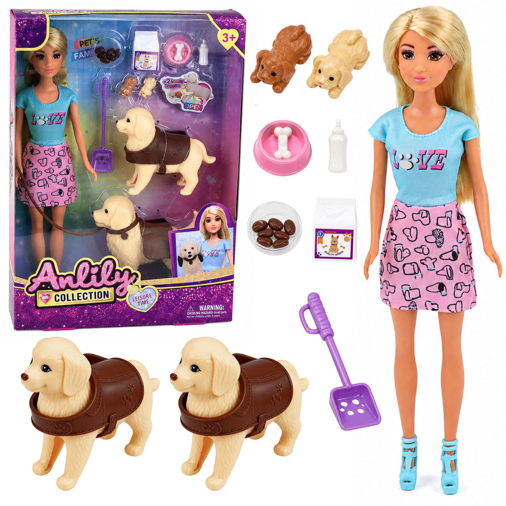 Anlily Big Dogs Doll Pet Grooming Accessories Set