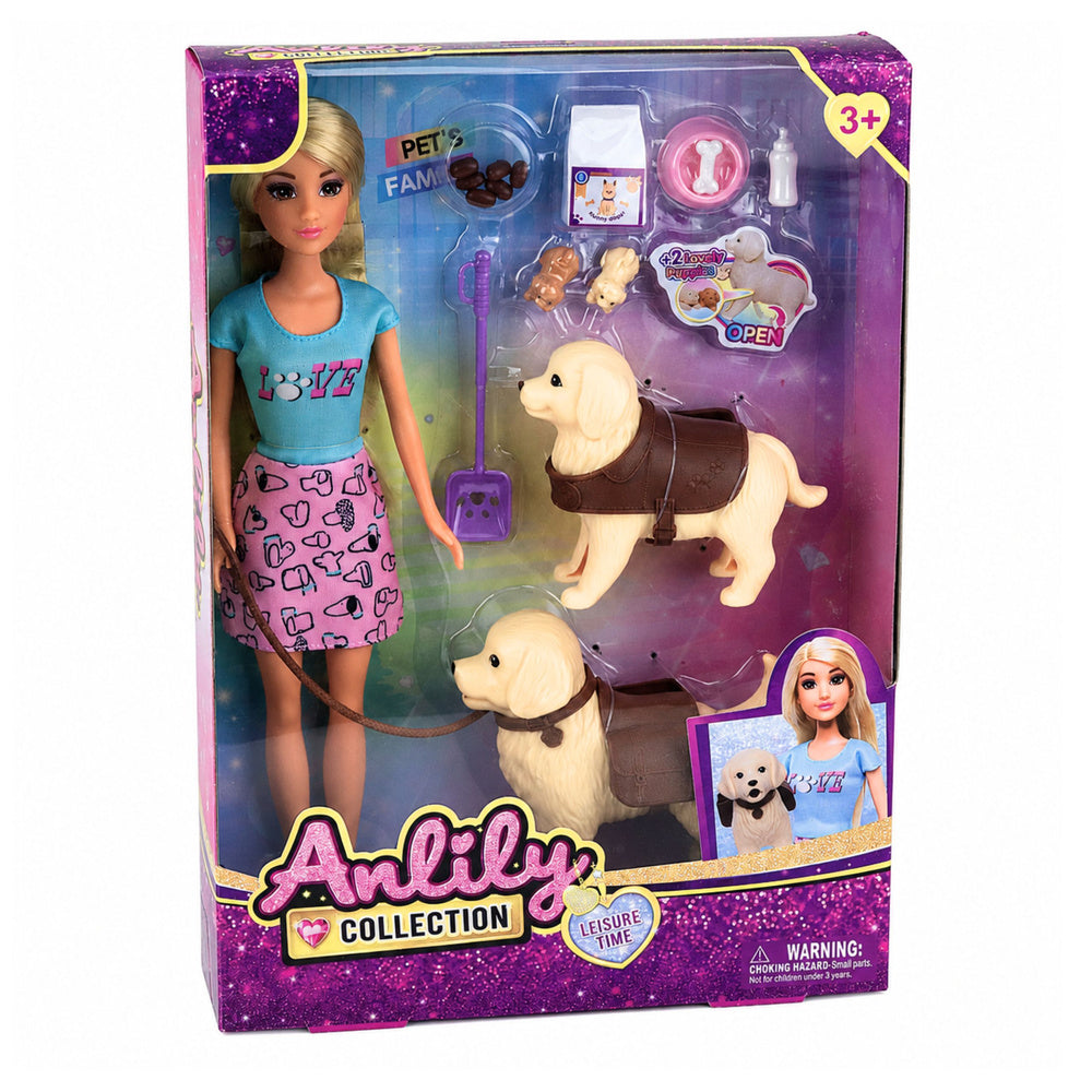 Anlily Big Dogs Doll Pet Grooming Accessories Set