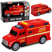 Emergency Vehicle Ambulance Lights Sounds Red 1:32