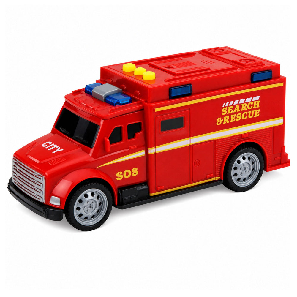 Emergency Vehicle Ambulance Lights Sounds Red 1:32