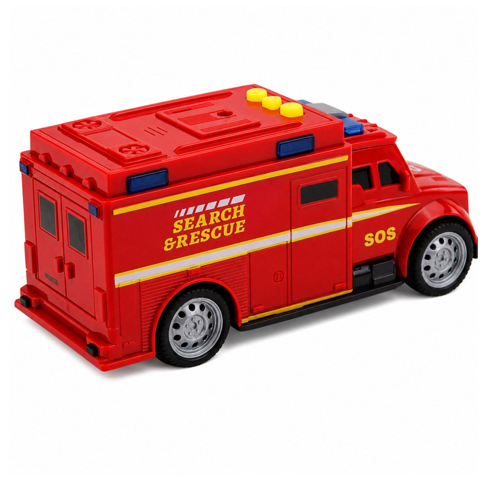 Emergency Vehicle Ambulance Lights Sounds Red 1:32