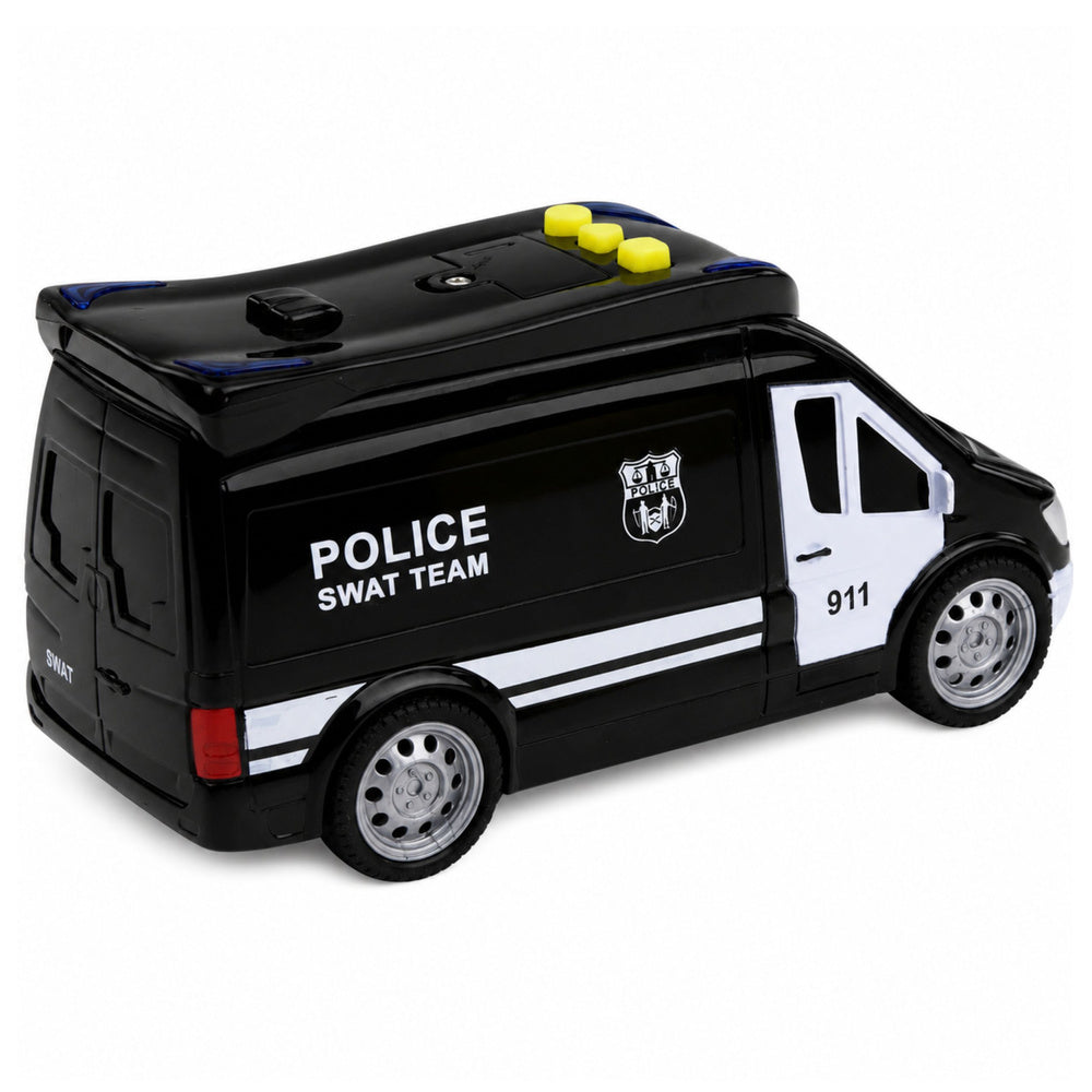 SWAT Special Unit Police Car Van Lights Sounds 1:32