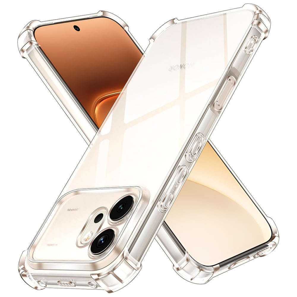 Techsuit Shockproof Clear Silicone prozirna maskica otporna na udarce za Honor 600