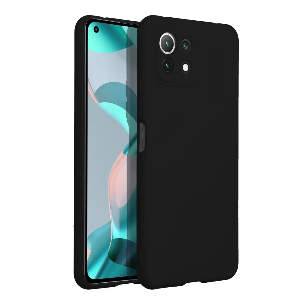 Maska SILIKONSKA za XIAOMI Mi 11 Lite 5G / Mi 11 Lite LTE ( 4G ) črna