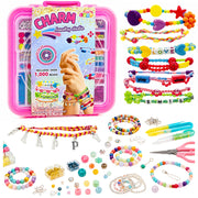 Jewelry Making Set in a Case Beads Pendants Letters 1000 pcs.