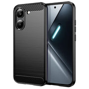 Techsuit Carbon Silicone maska za Xiaomi Poco X8 Pro – crna