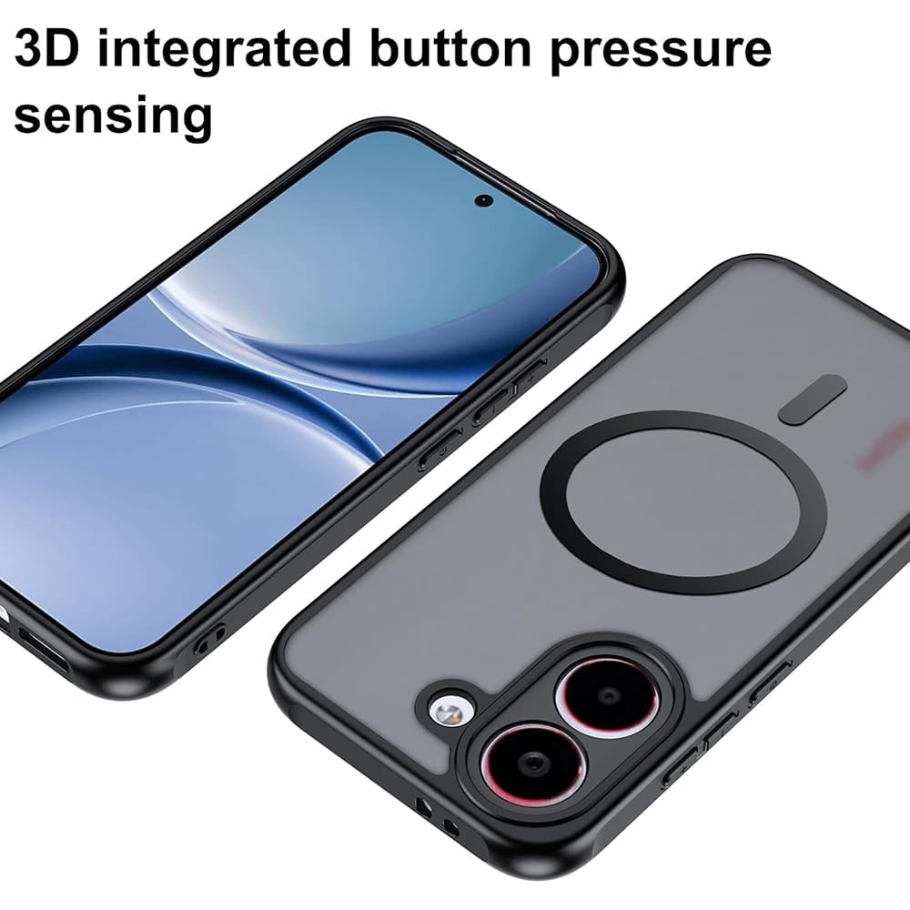 Techsuit – PureFrost MagSafe maska za Xiaomi Poco X8 Pro – matirano crna