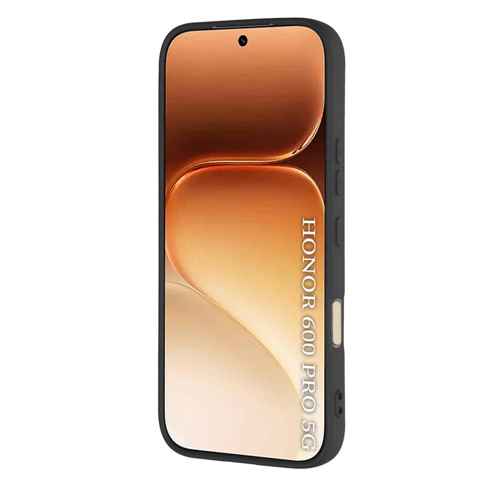 Techsuit SoftFlex silikonska maska za Honor 600 Pro – crna