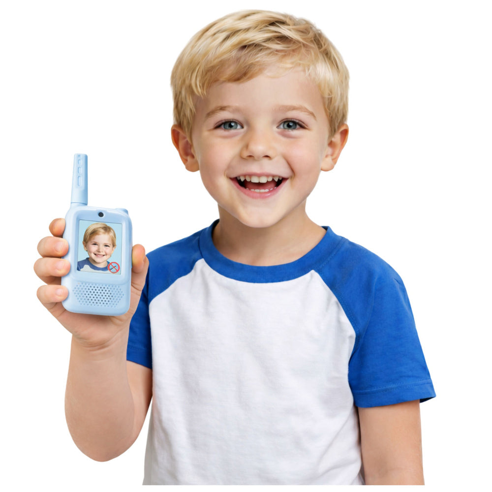 Walkie Talkie za djecu s funkcijom videopoziva - plavi