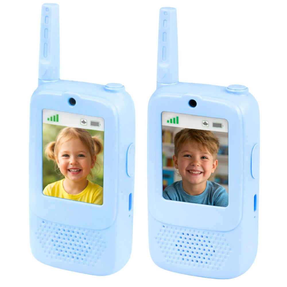 Walkie Talkie za djecu s funkcijom videopoziva - plavi
