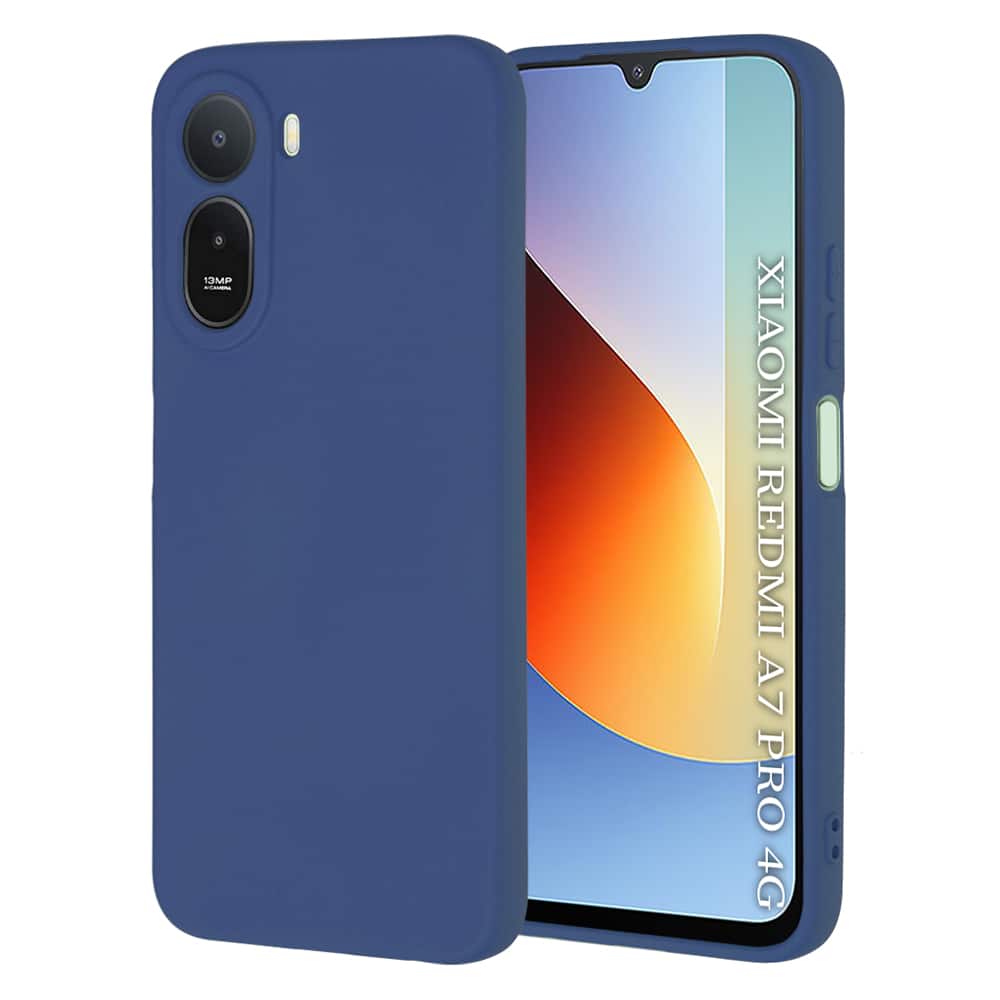 Techsuit SoftFlex silikonska maska za Xiaomi Redmi A7 Pro 4G – Navy plava