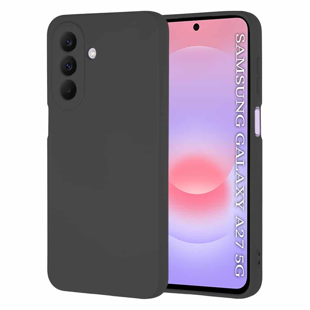 Techsuit SoftFlex silikonska maska za Samsung Galaxy A27 5G – crna