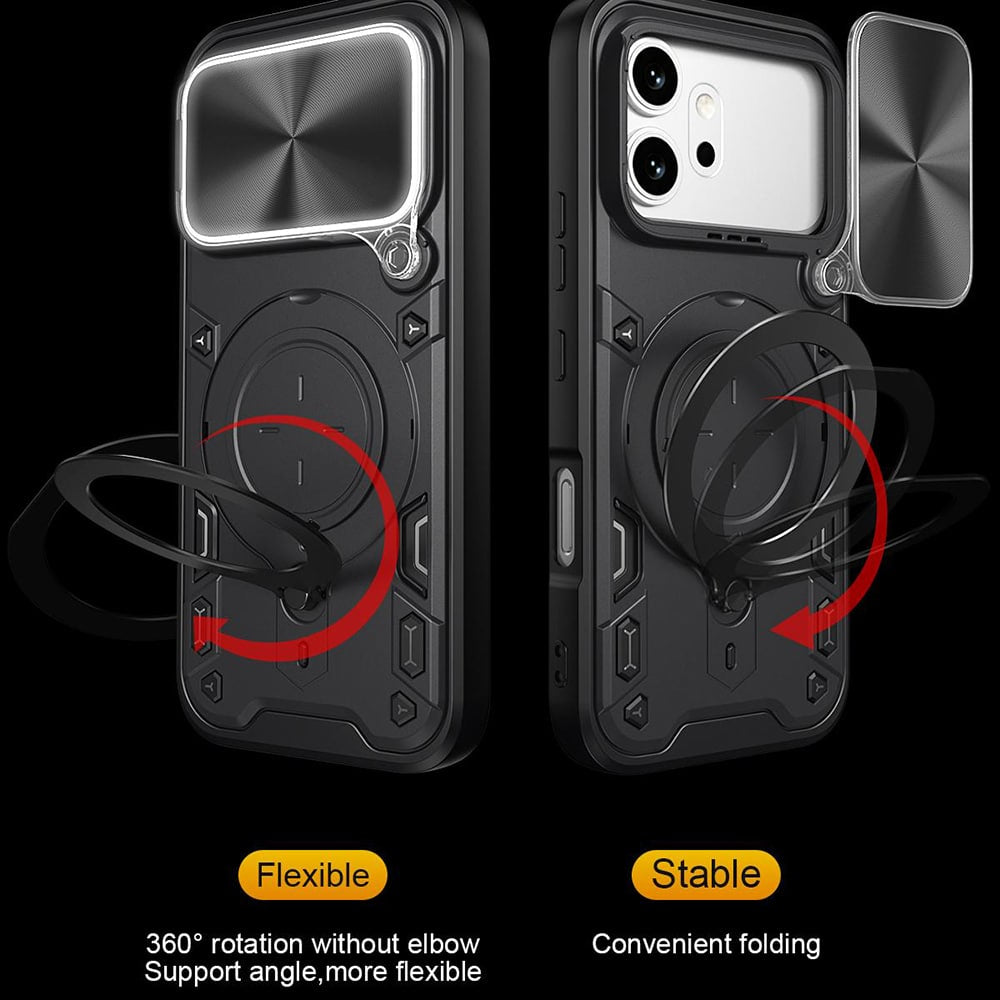 Techsuit CamGuard Pro maska za Honor 600 / 600 Pro - crna