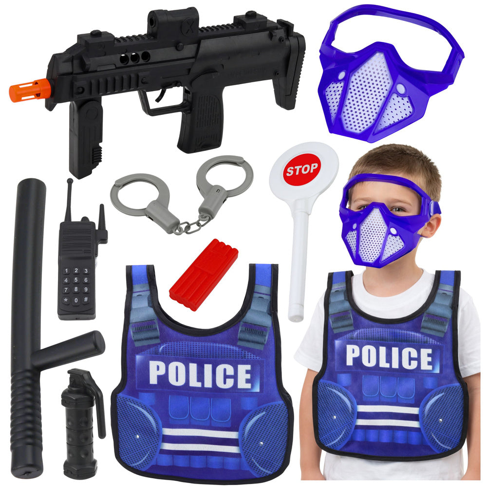 Policijski set za djecu s prslukom i priborom - SW