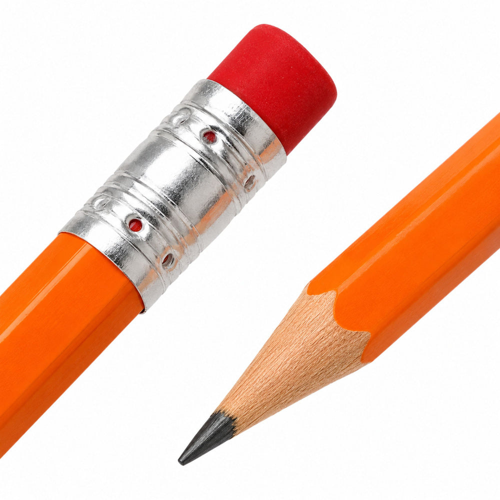 Set of 2HB Pencils for Sketching and Writing with Eraser 12 pcs.