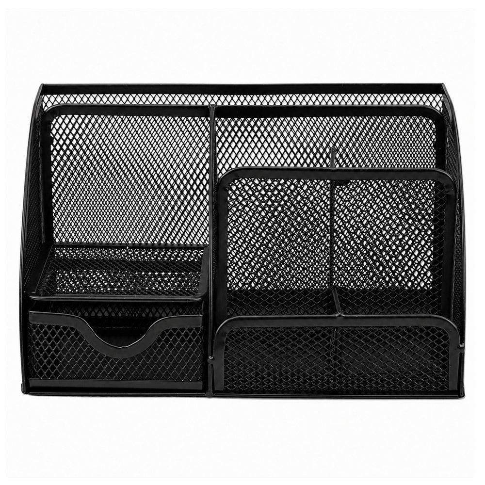 Metal Desk Organizer, Office Drawer, Compartment, Black