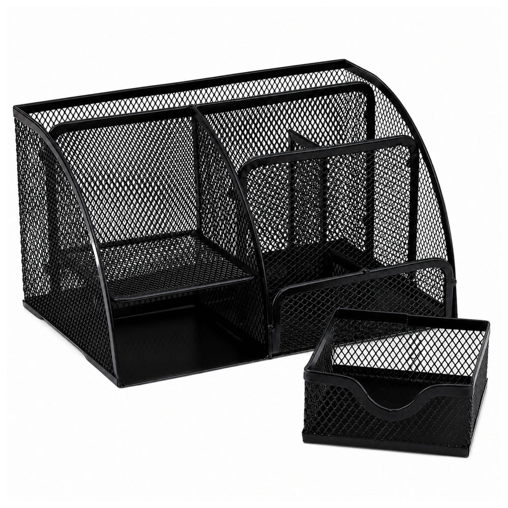 Metal Desk Organizer, Office Drawer, Compartment, Black