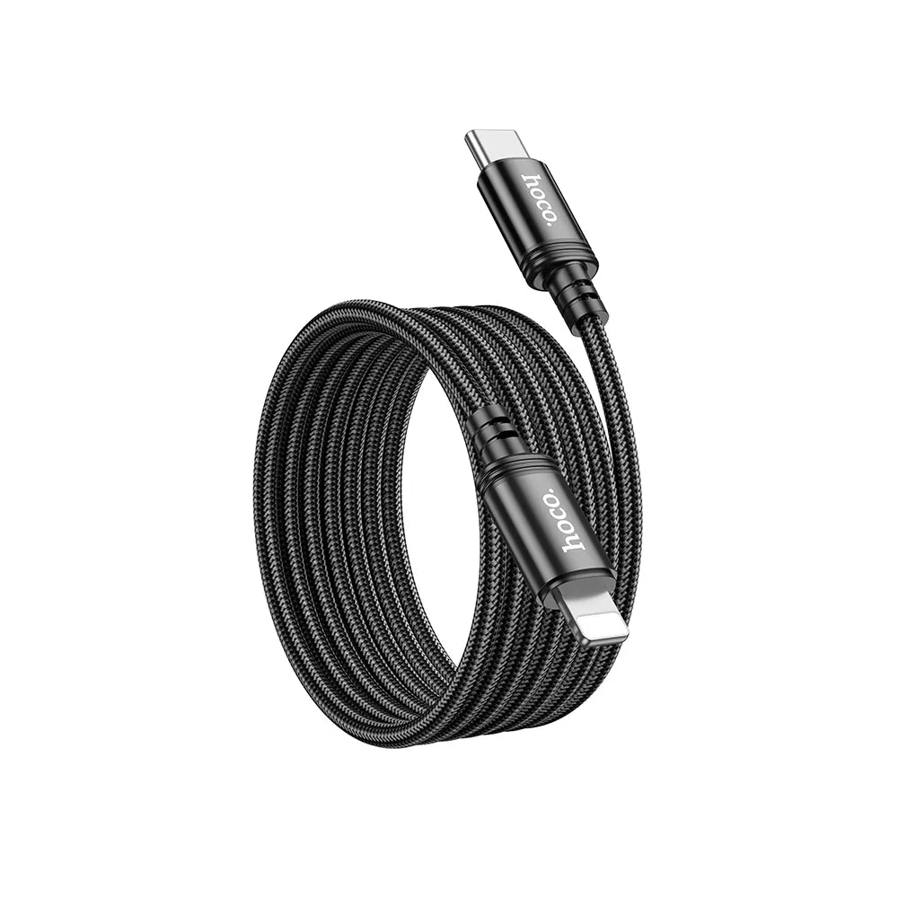 USB C na Lightning kabel Hoco PD 27W 2m X89 črn