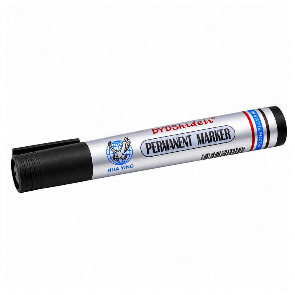 Marker Pen Waterproof Permanent Round Tip Black