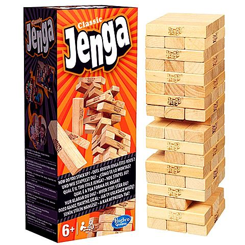 Hasbro Gaming Classic Jenga Društvena igra na ploči Fina motorika (spretnost)