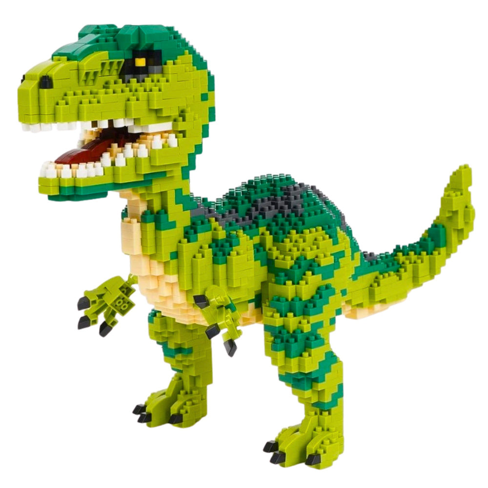Kockice za slaganje dinosaura sa 1457 elemenata - zeleni