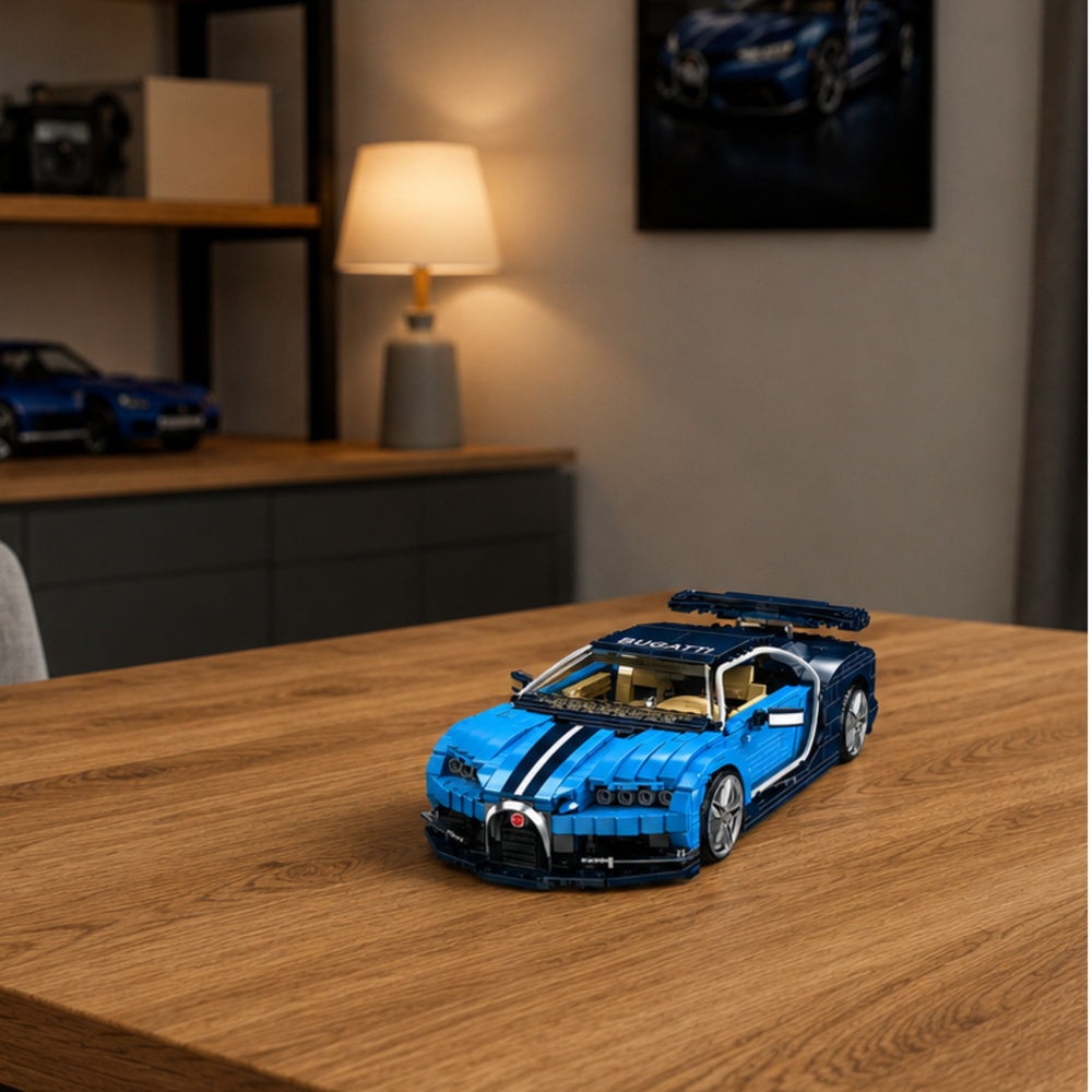 Kockice za slaganje sportskog automobila Bugatth Sports sa 1212 elemenata