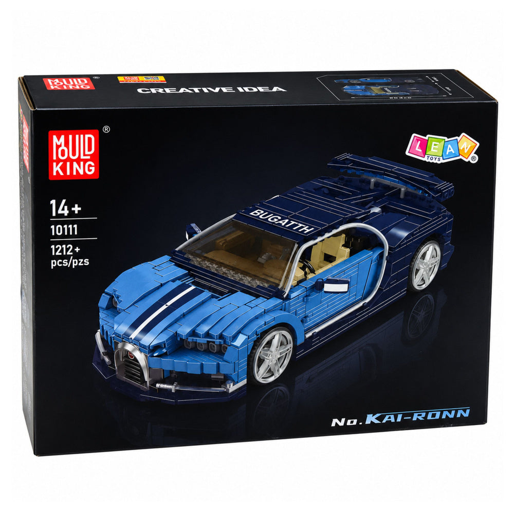 Kockice za slaganje sportskog automobila Bugatth Sports sa 1212 elemenata