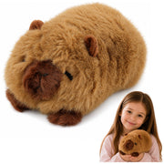 Plush Capybara Animal Mascot Cuddly Toy Brown 16 cm