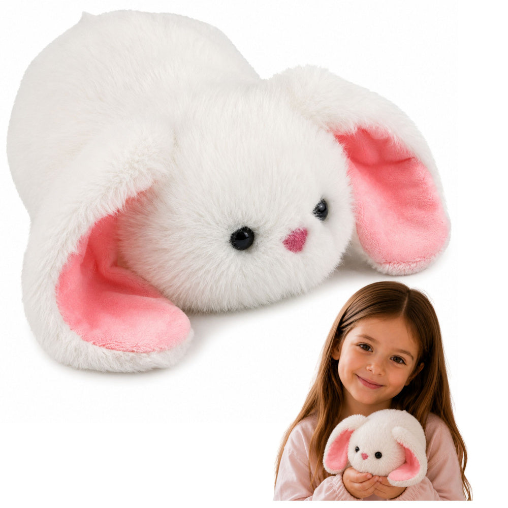 Plush Bunny Hare With Long Ears Plush Toy Cuddly Toy White 16 cm
